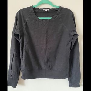James Perse Crewneck Black Sweatshirt